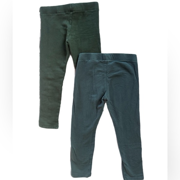 H&M Basic Organic Cotton Black & Navy Leggings Bundle Size 3-4 yrs - Picture 4 of 6